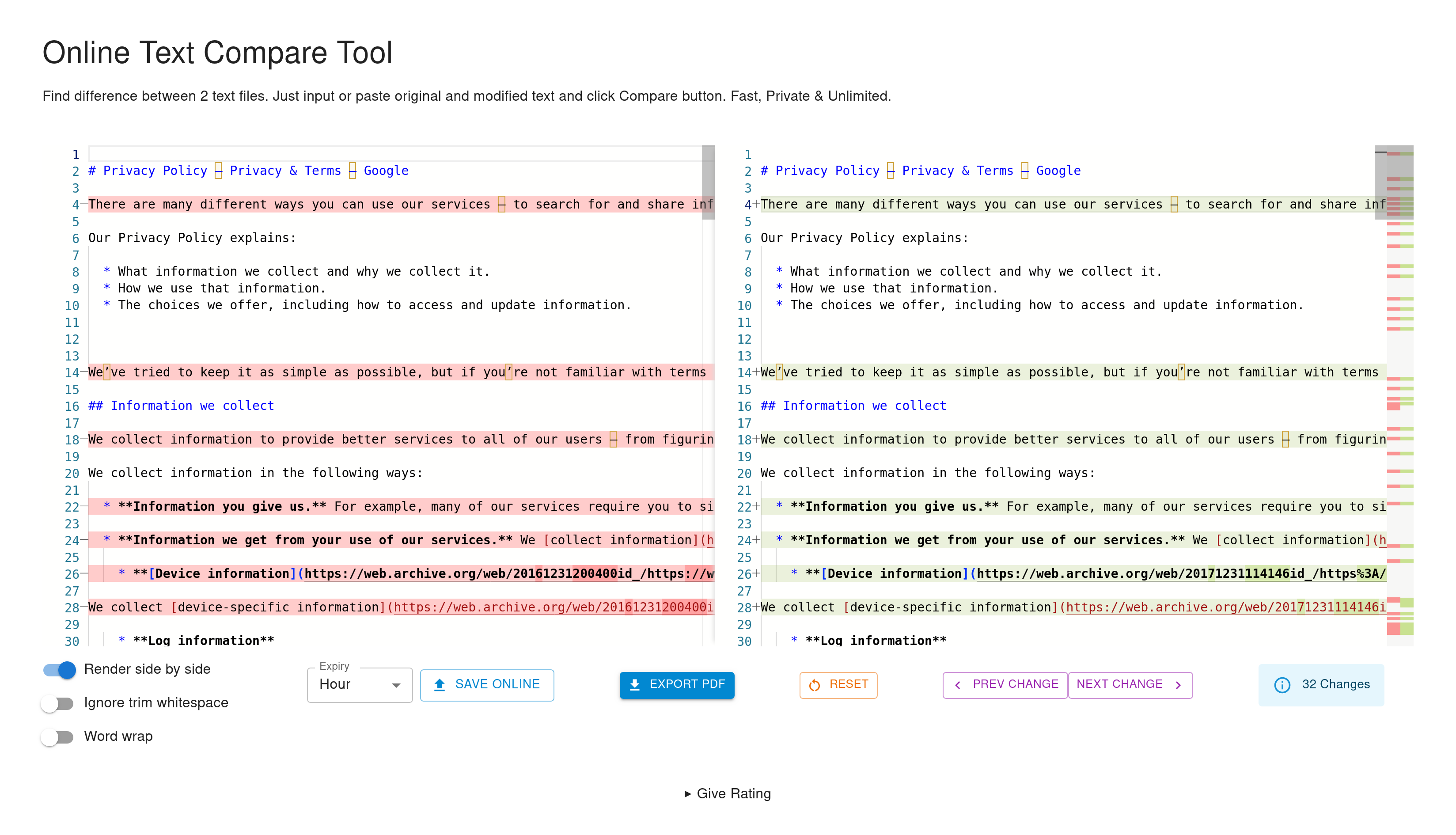 Text Compare